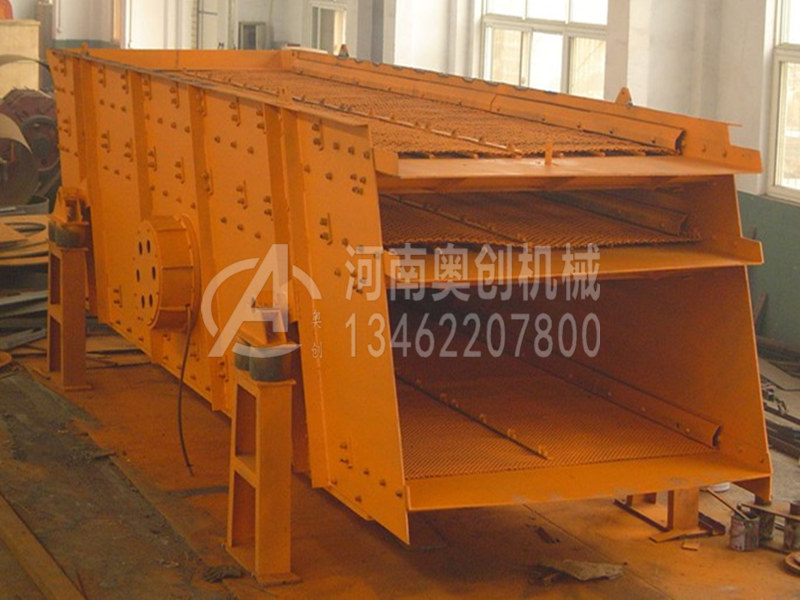 圓振動篩采用圓柱偏心軸激振器和局部塊來調節振幅。