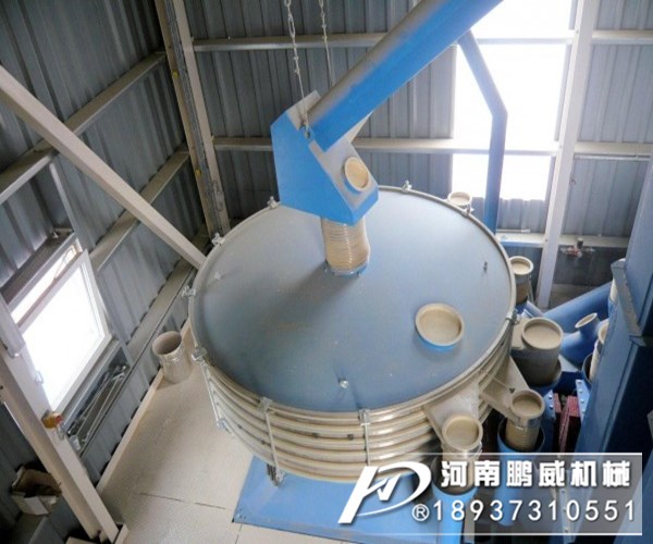 圓形搖擺篩可以有效的解決直線振動篩解決不了的細(xì)粉篩分問題